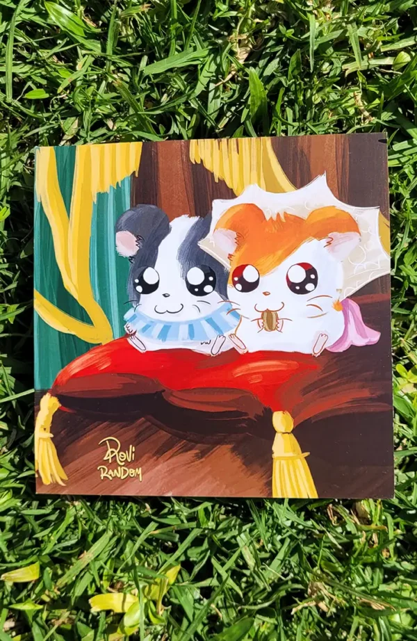 Cuadrito Hamtaro (15x15)
