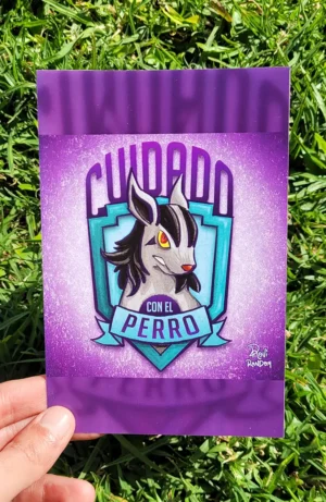 Postal Mightyena Cuidado con el Perro (10x15)