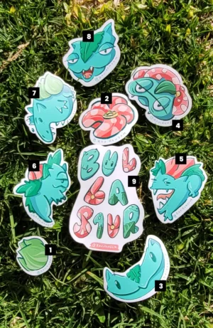 bulbasaur-completo Sticker Bulbasaur
