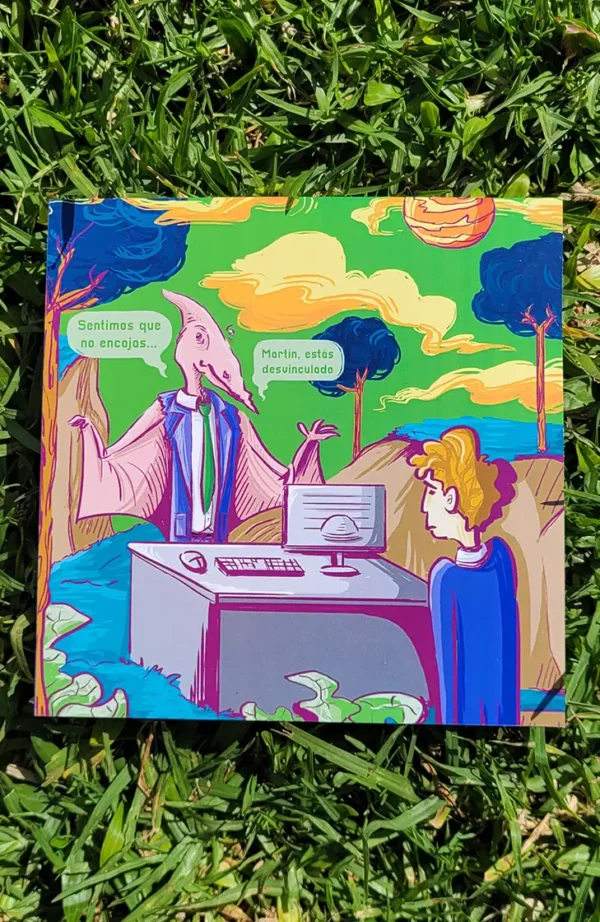 Cuadrito Jefe Teranodonte (15x15)