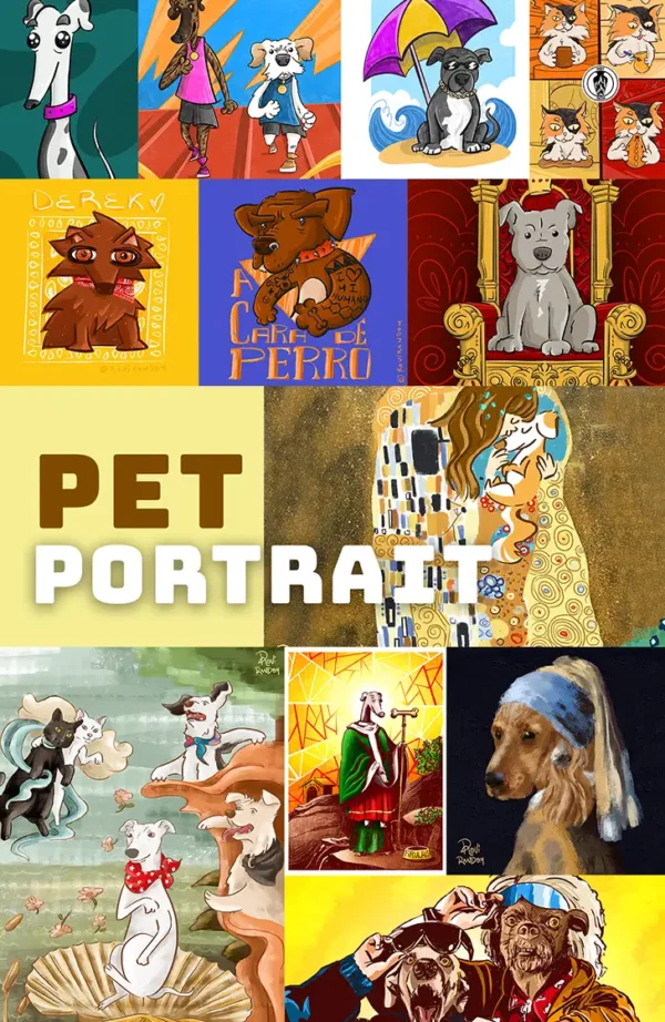muchos-retratos Retratos Mascoteros Impreso (Físico)