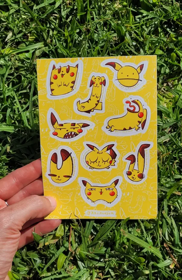 Pokeplancha Pikachu (10x15)