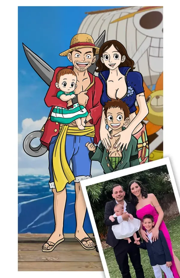 Retrato One Piece Impreso (Físico)