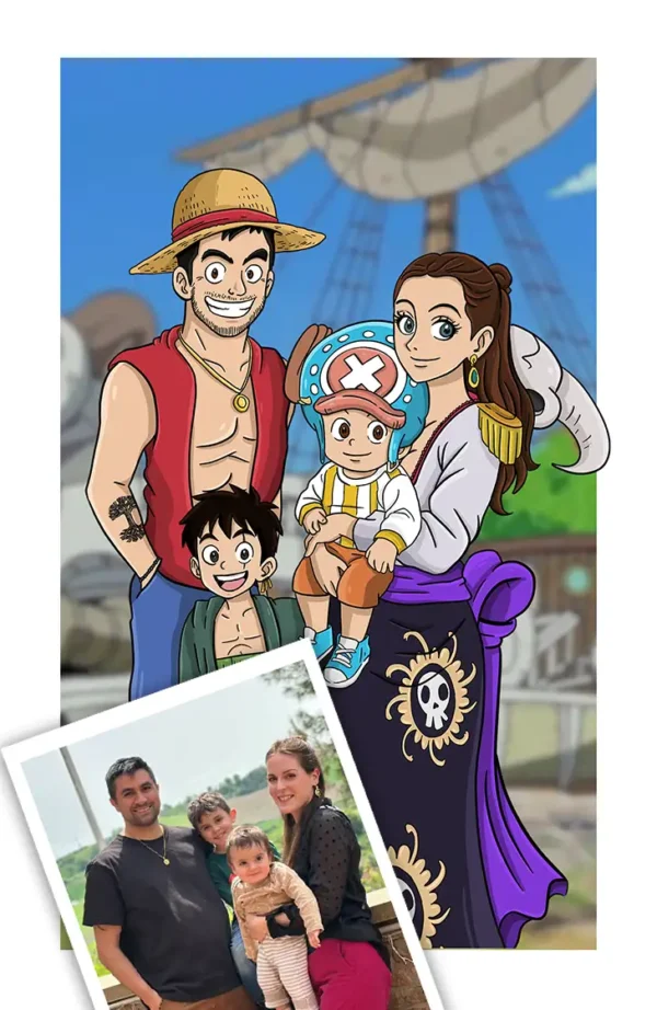 Retrato One Piece Impreso (Físico)