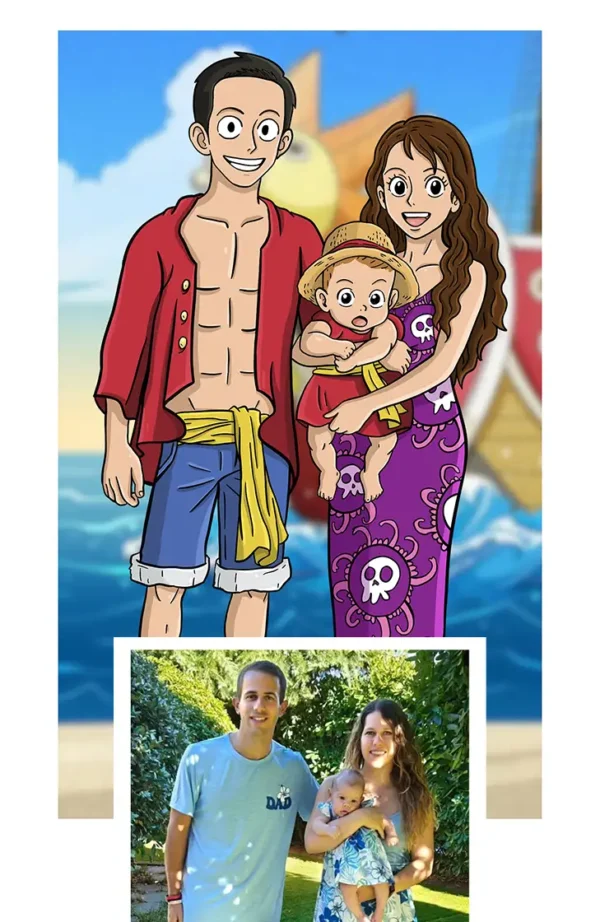 Retrato One Piece Impreso (Físico)