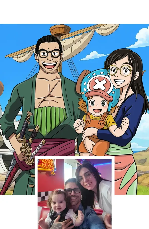 Retrato One Piece Impreso (Físico)