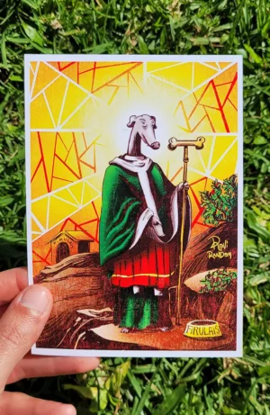 Postal Santo Firulais (10x15)