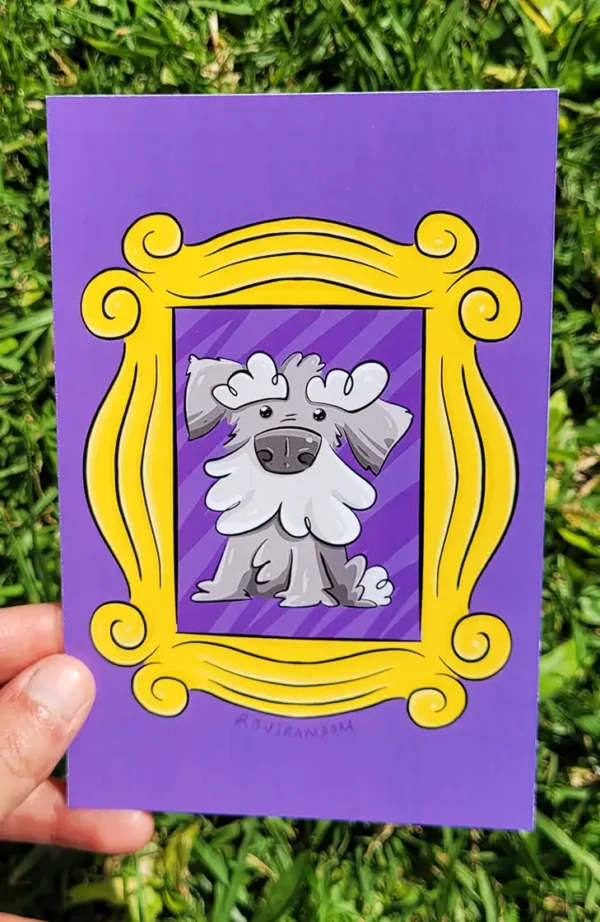 Postal Perro Friends (10x15)