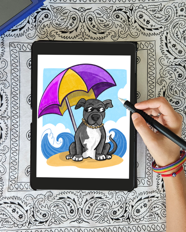 Retrato Mascotas Full Color